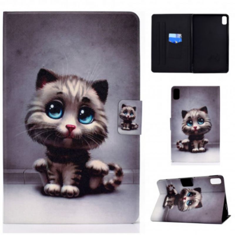 Lærdeksel Folio Deksel Huawei Matepad New Mobildeksel Søt Katt