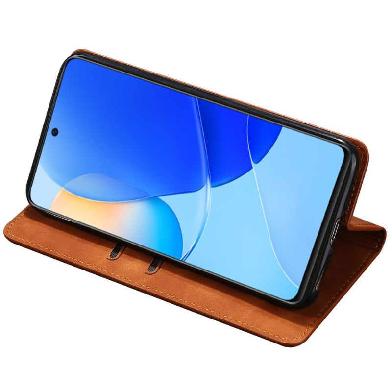 Folio Deksel Huawei Nova 11 Pro Semsket Skinn