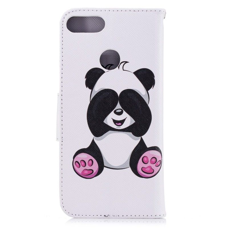 Folio Deksel Huawei P Smart Morsom Panda Anti-fall