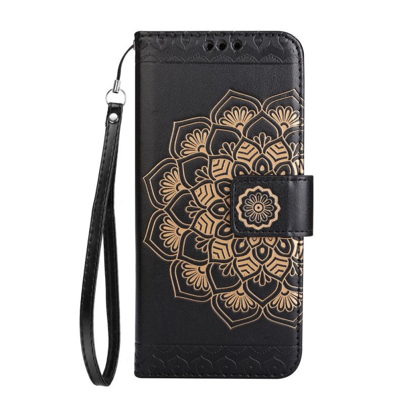 Folio Deksel for Huawei P10 Lite Brun Elegant Mandala