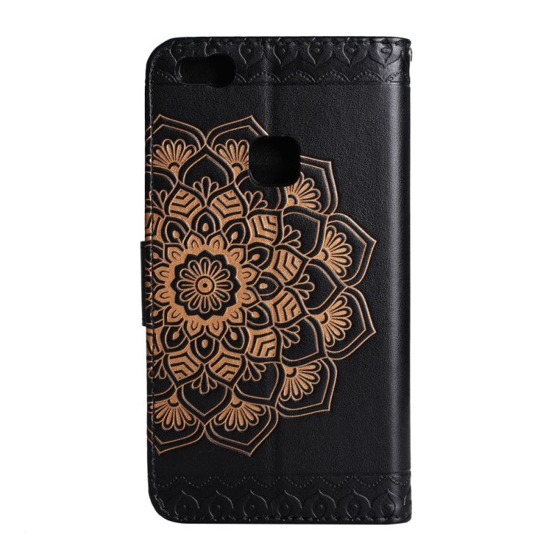 Folio Deksel for Huawei P10 Lite Brun Elegant Mandala