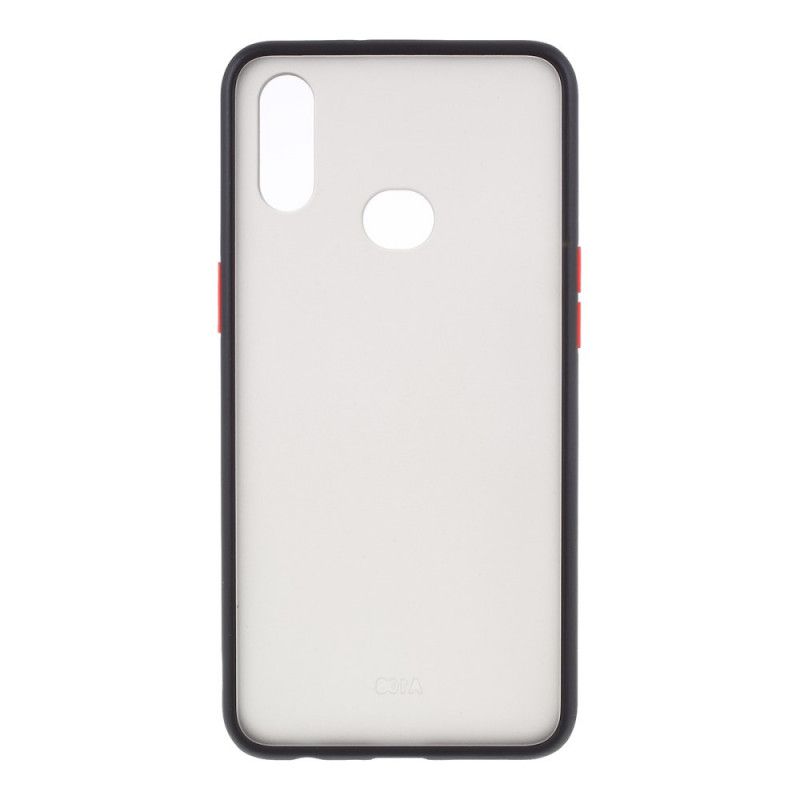 Deksel for Samsung Galaxy A10s Svart Hybrid Silikon Kanter