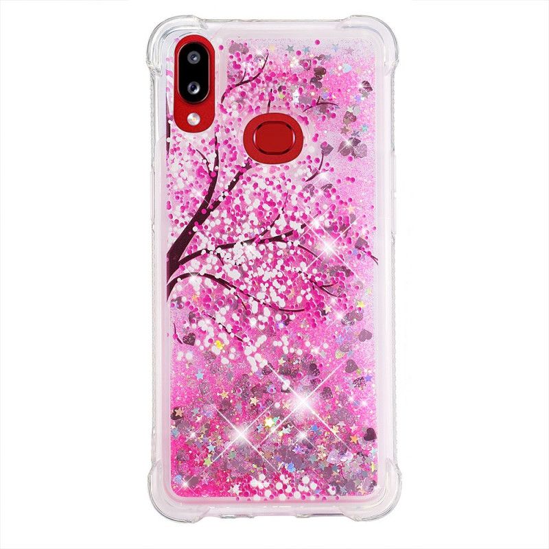 Deksel Samsung Galaxy A10s Glittertreet