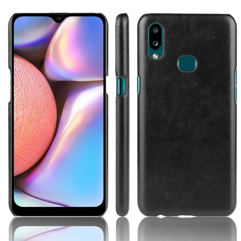 Deksel Samsung Galaxy A10s Svart Skinnstil