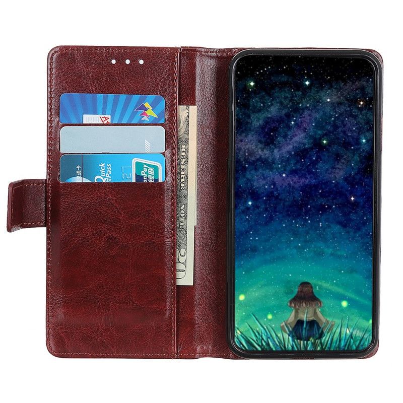 Folio Deksel for Samsung Galaxy A10s Svart Retro Nagleversjon