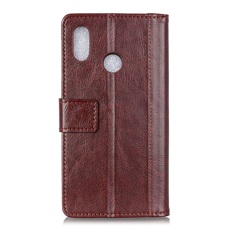 Folio Deksel for Samsung Galaxy A10s Svart Retro Nagleversjon