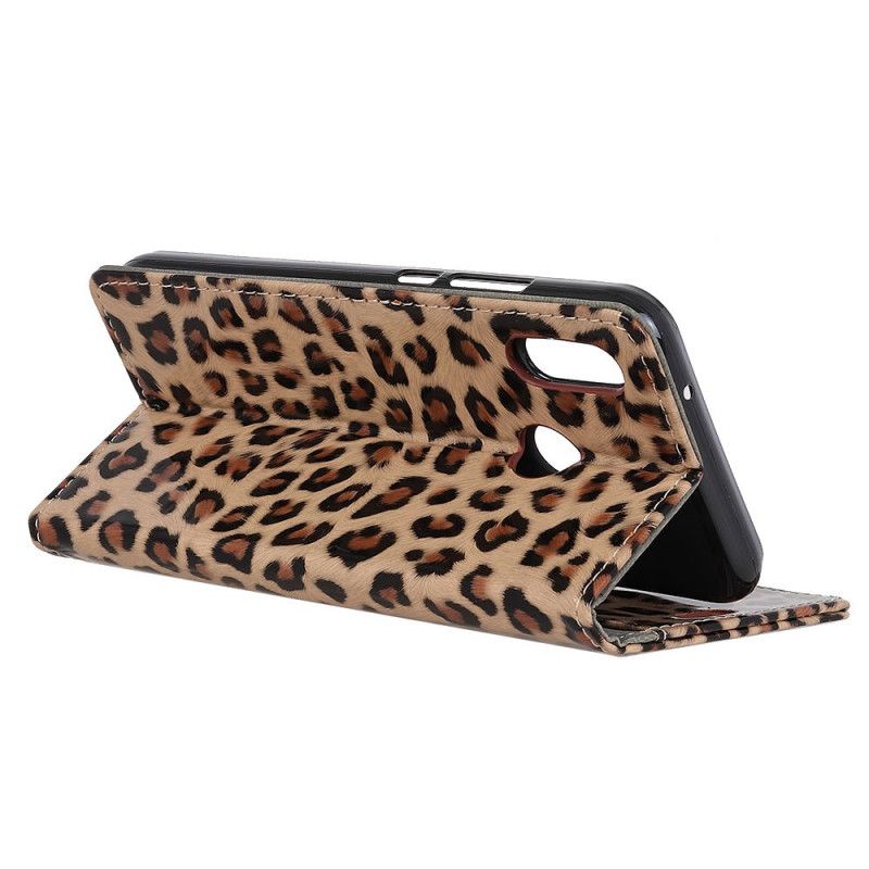 Folio Deksel Samsung Galaxy A10s Leopard