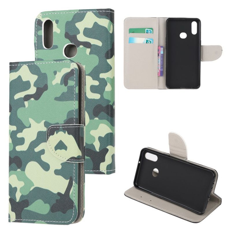 Folio Deksel Samsung Galaxy A10s Militær Kamuflasje