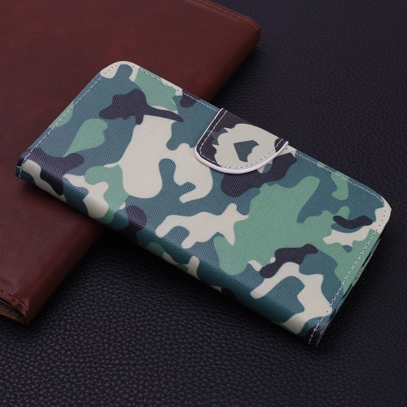 Folio Deksel Samsung Galaxy A10s Militær Kamuflasje