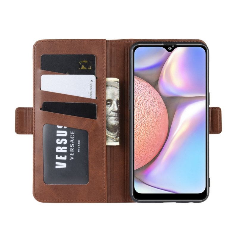 Folio Deksel Samsung Galaxy A10s Svart Dobbel Klaff