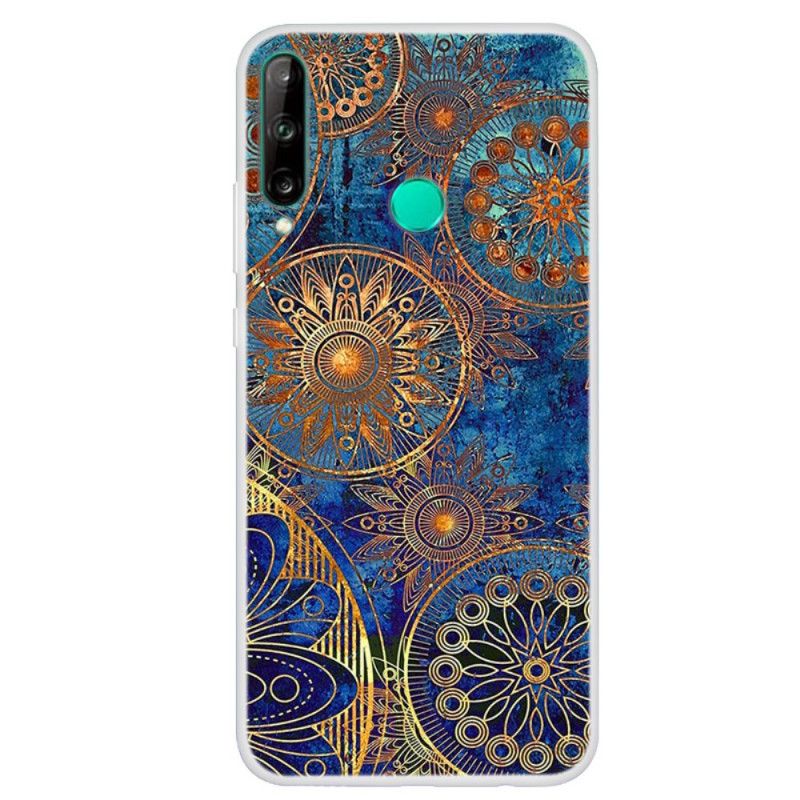 Deksel Huawei P40 Lite E / Y7p Rød Mandala Trend