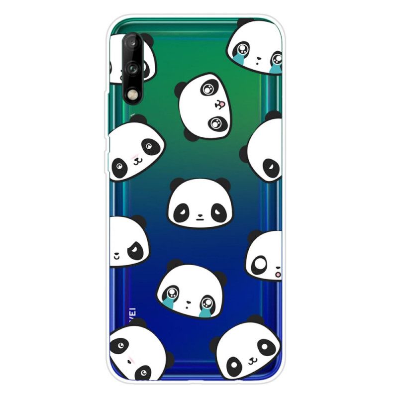 Deksel Huawei P40 Lite E / Y7p Sentimentale Pandaer Anti-fall