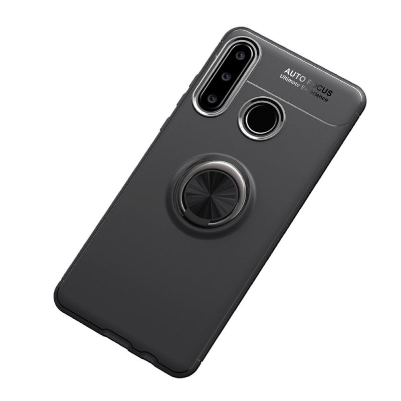 Deksel Huawei P40 Lite E / Y7p Svart Roterende Ring