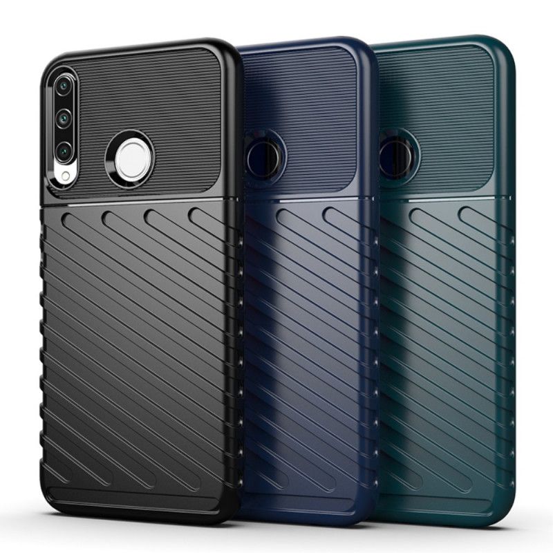 Deksel Huawei P40 Lite E / Y7p Svart Tordenserie