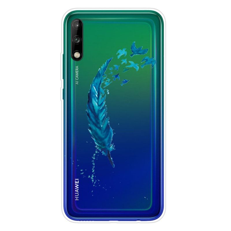 Deksel Huawei P40 Lite E / Y7p Vakker Fjær Beskyttelse