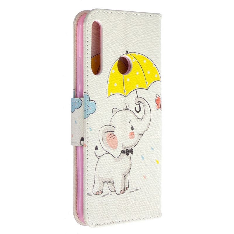 Folio Deksel for Huawei P40 Lite E / Y7p Elefant