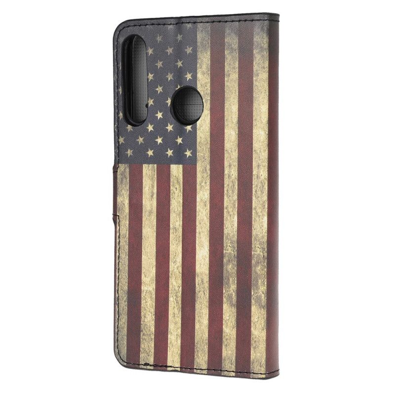 Folio Deksel Huawei P40 Lite E / Y7p Amerikansk Flagg