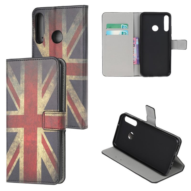 Folio Deksel Huawei P40 Lite E / Y7p Englands Flagg