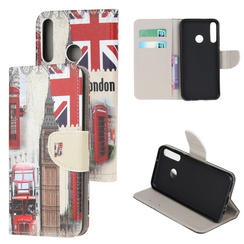 Folio Deksel Huawei P40 Lite E / Y7p London Liv Beskyttelse