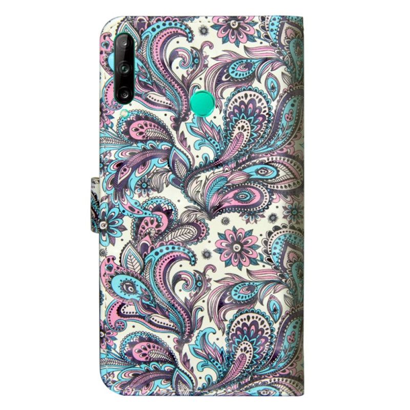 Folio Deksel Huawei P40 Lite E / Y7p Mønstrede Blomster