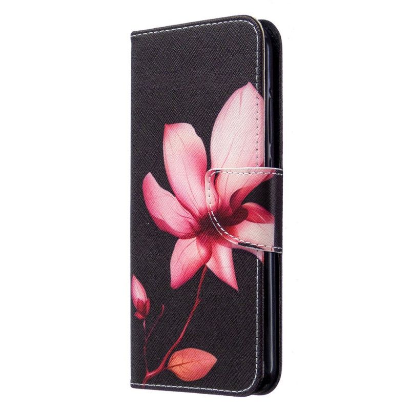 Folio Deksel Huawei P40 Lite E / Y7p Rosa Blomst