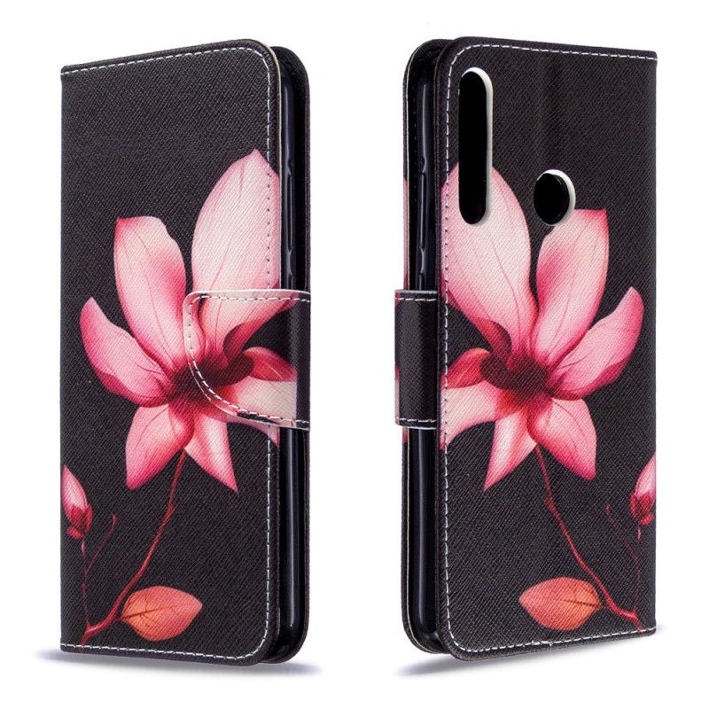 Folio Deksel Huawei P40 Lite E / Y7p Rosa Blomst