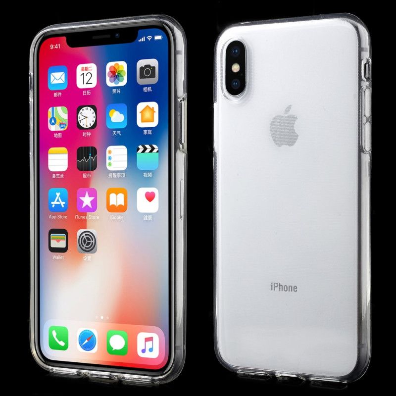 Deksel for iPhone X Gjennomsiktig Fleksibel