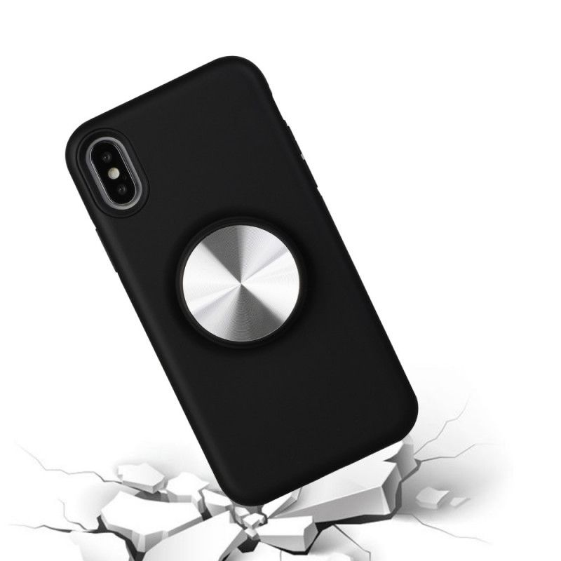 Deksel for iPhone X Svart Magnetisk Flyttbart Medium