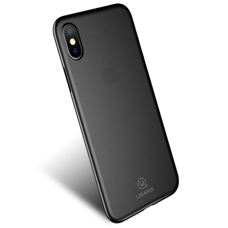 Deksel for iPhone X Svart Myk Serie Usams