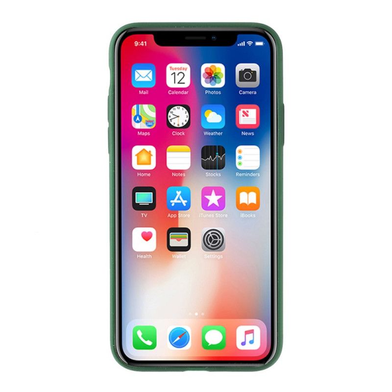 Deksel iPhone X Hvit Mobildeksel Gjennomsiktige Silikonfarger