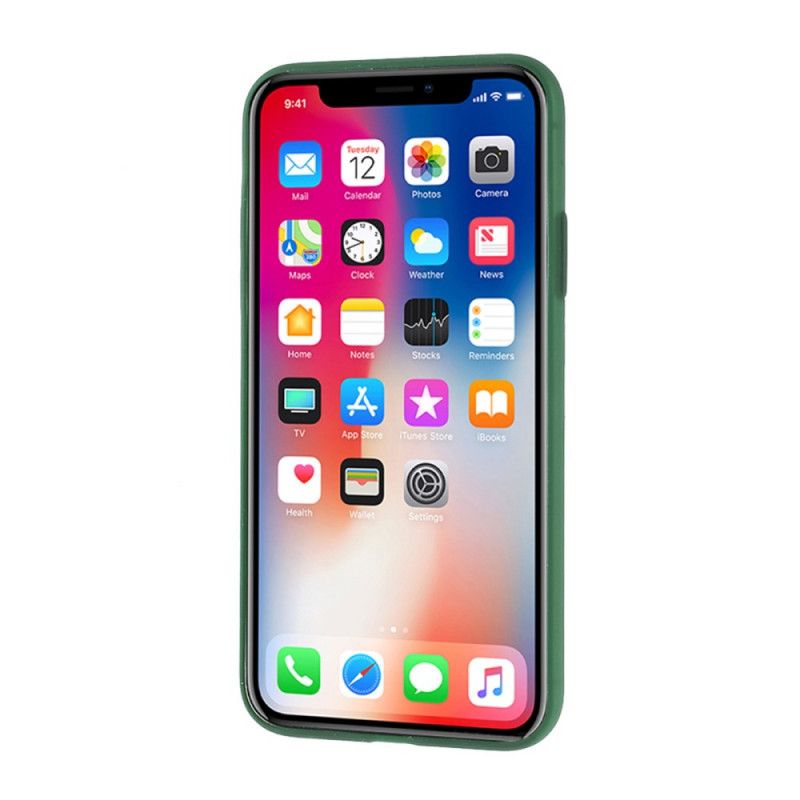 Deksel iPhone X Hvit Mobildeksel Gjennomsiktige Silikonfarger