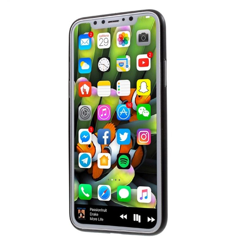 Deksel iPhone X Karbonfiber G-Saken