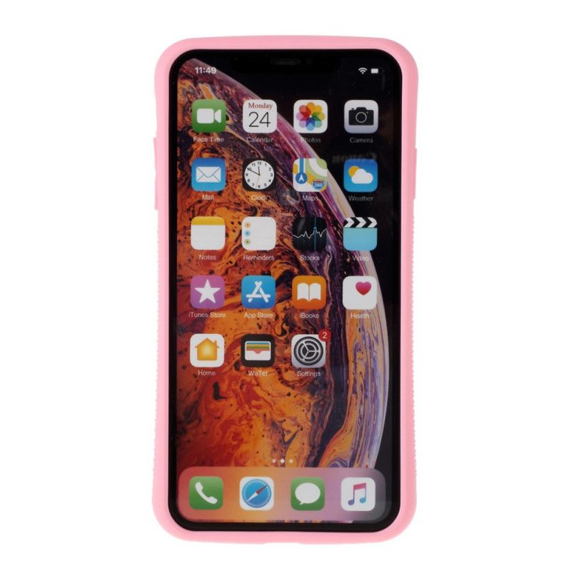 Deksel iPhone X Rosa Iface Mall Macaron-Serien Beskyttelse