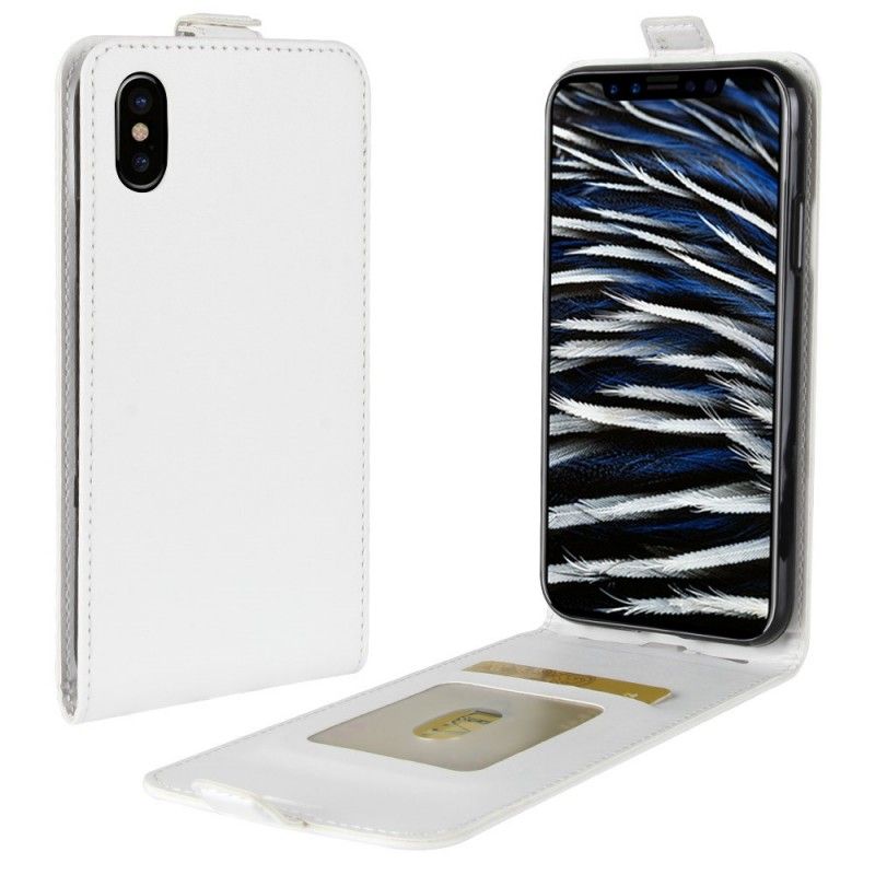 Folio Deksel for iPhone X Svart Sammenleggbar