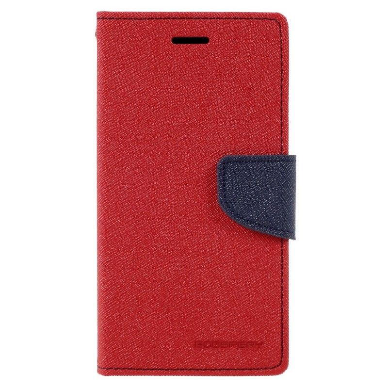 Folio Deksel for Samsung Galaxy A5 2017 Rød To-Tone Kvikksølv