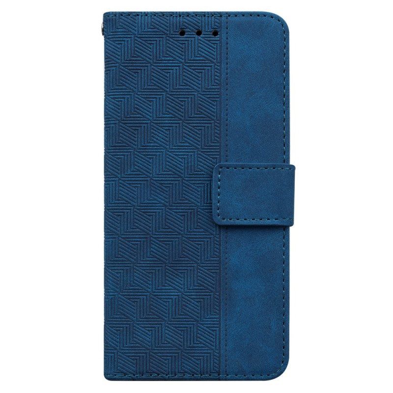 Folio Deksel Til Xiaomi Redmi Note 11 / 11S Med Kjede Strappy Mønster