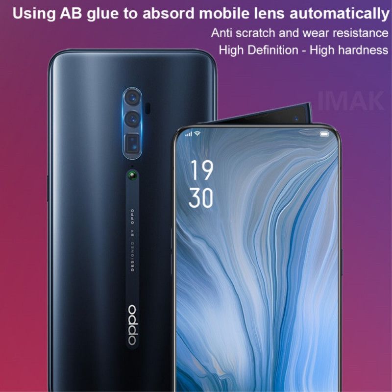 Herdet Glassbeskyttelse For Oppo Reno 10x Zoom Imak-Linse