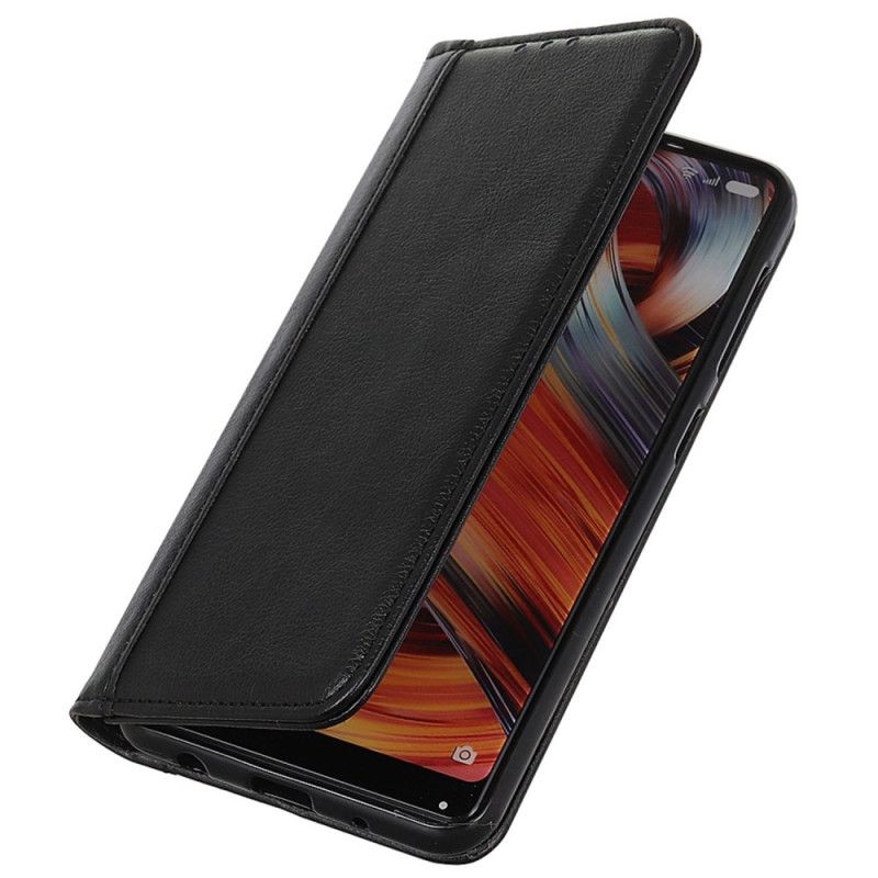 Folio Deksel Til Oneplus 12 5g Split Litchi Leather