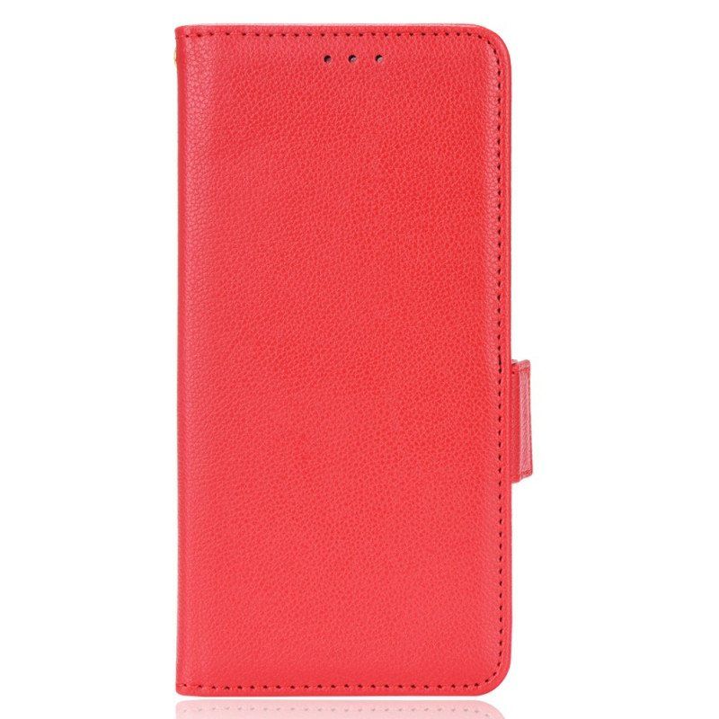 Folio Deksel Til Samsung Galaxy S22 Plus 5G Style Leather Litchi Design