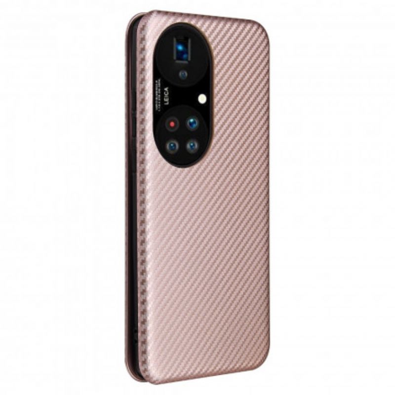 Folio Deksel Huawei P50 Pro Karbonfiber