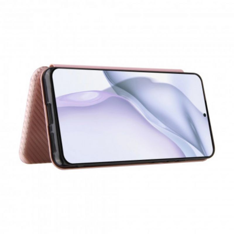 Folio Deksel Huawei P50 Pro Karbonfiber