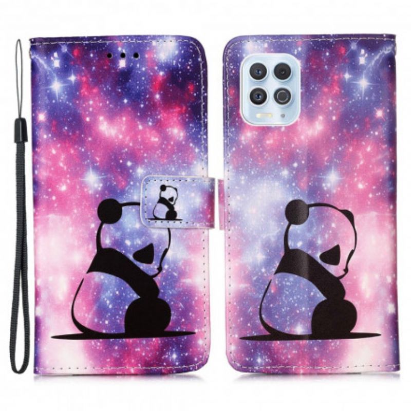 Folio Deksel Moto G100 Panda Galaxy