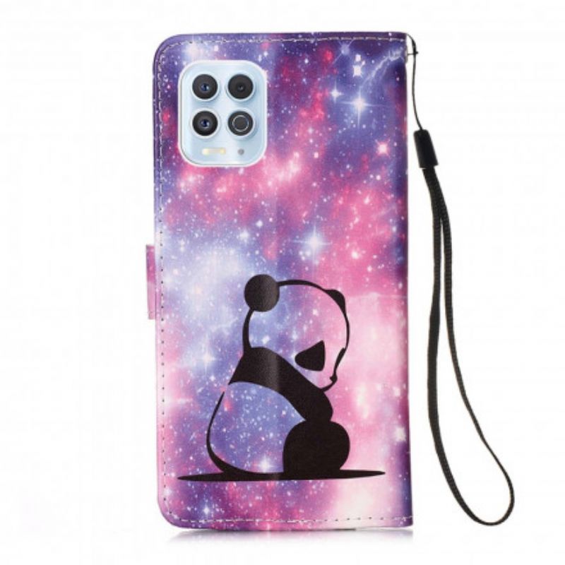 Folio Deksel Moto G100 Panda Galaxy