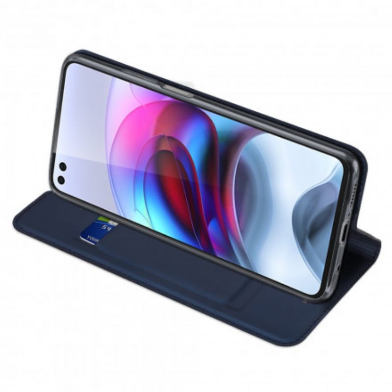 Folio Deksel Moto G100 Skin Pro Dux Ducis