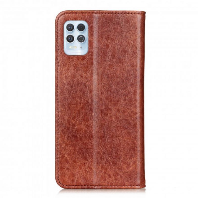 Folio Deksel Moto G100 Style Leather Sobriety Beskyttelse Deksel