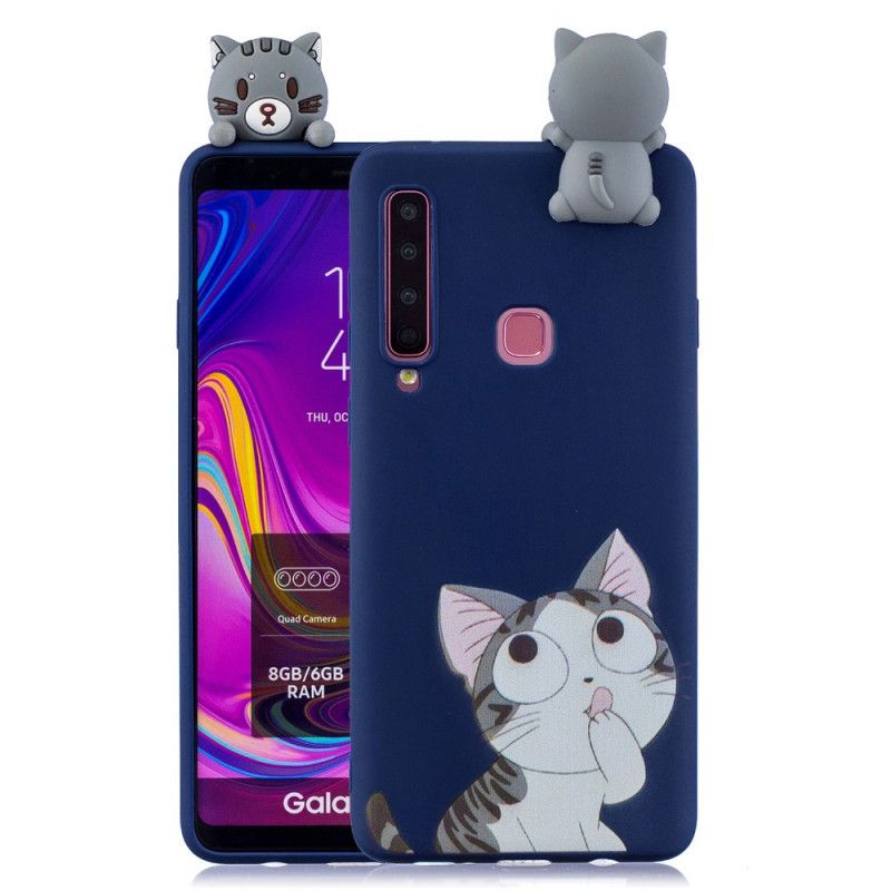 Deksel for Samsung Galaxy A9 Morsom 3D Katt