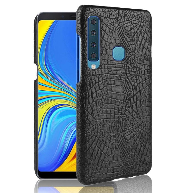 Deksel Samsung Galaxy A9 Hvit Krokodillehudeffekt