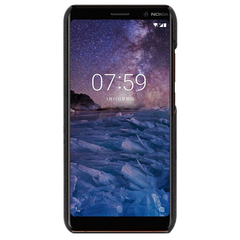 Deksel Nokia 9 PureView Svart Mobildeksel Imak-Serie Skinneffekt