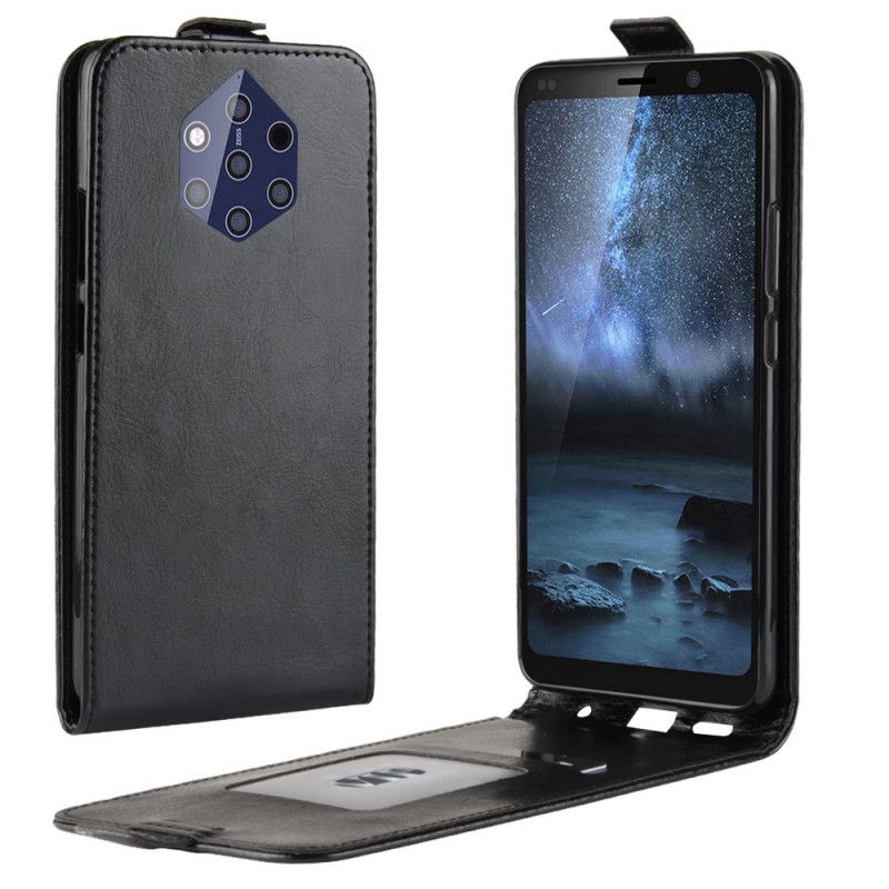 Folio Deksel for Nokia 9 PureView Svart Retrofolding