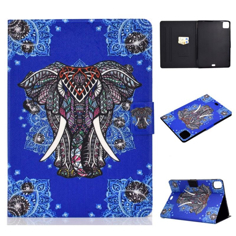 Folio Deksel iPad Air 10.9" (2020) Elefantmandala Anti-fall